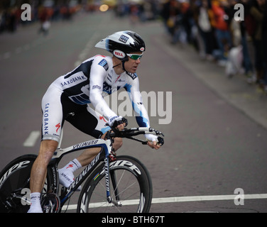 SACRAMENTO, CA - 14. Februar 2009: Szenen aus der AMGEN Tour Stockfoto