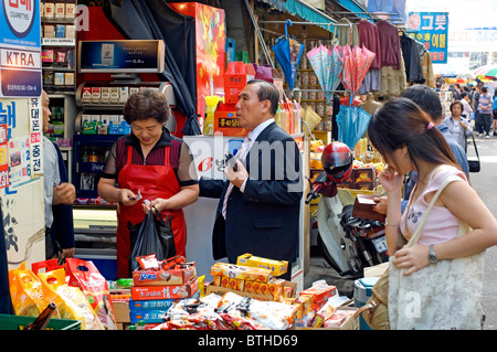 Namdaemun-Markt, Seoul, Südkorea Stockfoto