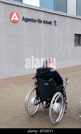 Eine Agentur für Arbeit in Gothlindestrasse, Berlin, Deutschland Stockfoto