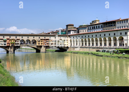 Ponte Vecchio in Florenz, Italien Stockfoto