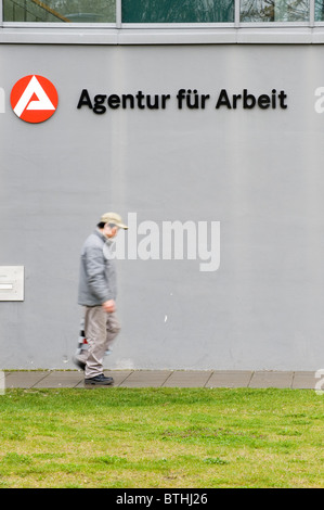 Eine Agentur für Arbeit in Gothlindestrasse, Berlin, Deutschland Stockfoto