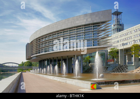 Regierungsviertel in St. Pölten, Niederösterreich, Österreich Stockfoto