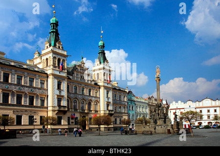 Tschechische Republik - Stadt Pardubice - Renaissance Gildenhalle auf Perstynske Quadratmeter Stockfoto