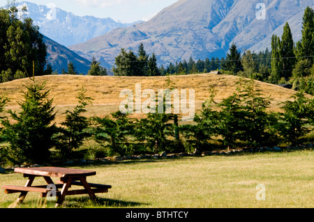 Wanaka Ansichten, Harris Berge, Wanaka, Südinsel, Neuseeland Stockfoto