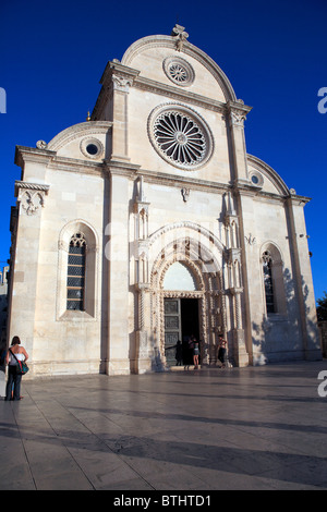 Dom St. Jakob (1431-1536), Sibenik, Region Sibenik-Knin, Kroatien Stockfoto