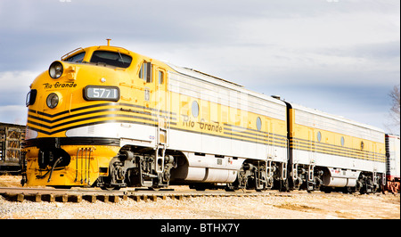 Diesellokomotive, Colorado Railroad Museum, USA Stockfoto