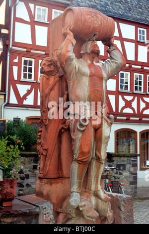 Denkmal am Stadtplatz, Limburg ein der Lahn, Hessen, Deutschland Stockfoto