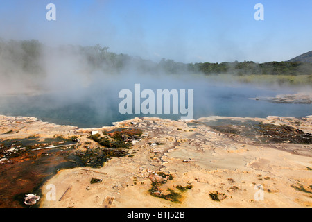 Semliki River Hot Springs, Uganda, Ostafrika Stockfoto