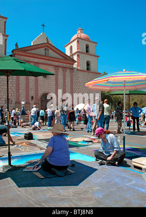 Imadonnari Street Painting Festival Stockfoto