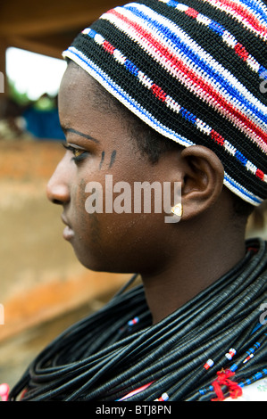 Die Peul / Fula / Fulani live Throuout Westafrika. Stockfoto