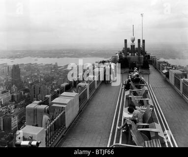 Blick aus der 70 Geschichte RCA Gebäude im Rockefeller Center in New York City, ca. 1946.  CSU-Archiv/Courtesy Everett Collection Stockfoto