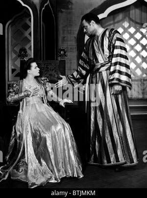 OTHELLO, Uta Hagen als Desdemona, Paul Robeson als Othello, Shubert Theatre, Broadway, 1943-1944. Stockfoto