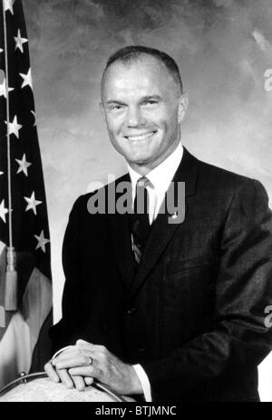 John Glenn, 1966. Erste Amerikaner, der Erdumlaufbahn, 20.02.62 Stockfoto