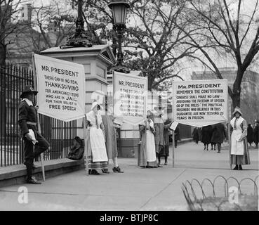 Die Espionage Act von 1917 und Sedition Act von 1918 verboten die Verwendung "untreu, profan, skurrile oder missbräuchliche Sprache" über Stockfoto