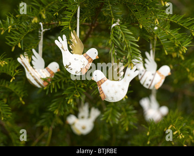 Neuheit-Vogel-Christbaumschmuck Stockfoto