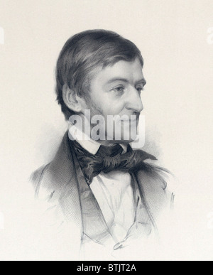 Waldo (1803-82)-Schriftsteller, der Transzendentalismus, ca. 1878 vermählt Stockfoto