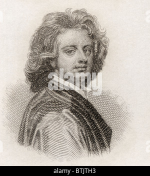 Sir Godfrey Kneller, 1. Baronet, 1646, 1723. Deutsche geborene Künstler, die in England gearbeitet Stockfoto