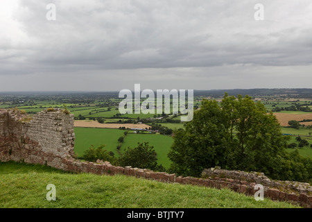 Eine der (13) Bilder in diesem Satz Beeston Castle in Cheshire. Alle hier auf eine etwas bedeckt und düsteren Tag gesehen. Stockfoto