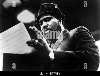 Jazz-Pianist Thelonius Monk (1917 – 1982), Foto: 1968 Stockfoto