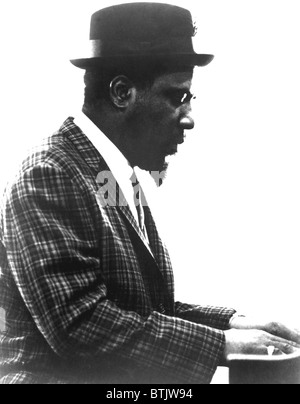 Jazz-Pianist Thelonius Monk (1917 – 1982), Foto: 1968 Stockfoto