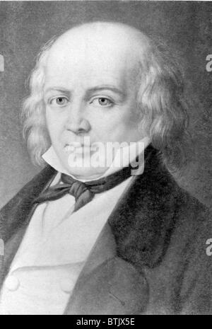 Pierre Jean de Béranger (1780-1857), französischer Dichter und Lied Schriftsteller politisch turbulenten Zeiten des frühen 19. Jahrhundert in Frankreich. Stockfoto