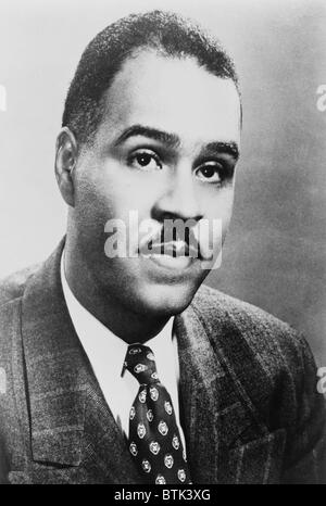 Roy Wilkins (1901 – 1981), Führer der nationalen Vereinigung für Advancement of farbigen People (NAACP) von 1955 bis 1977 in den kritischen Jahren der Bürgerrechtsbewegung. ca. 1940er Jahre Stockfoto