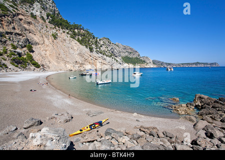 Es Coll Baix Strand. Alcudia. Insel Mallorca. Spanien Stockfoto