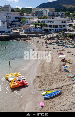 Strand Cala Barques. Cala Sant Vicenç. Insel Mallorca. Spanien Stockfoto