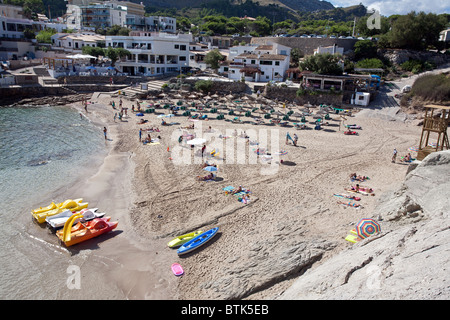 Strand Cala Sant Vicenç. Insel Mallorca. Spanien Stockfoto