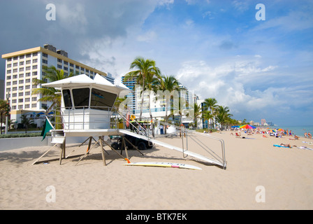 Strand von Fort Lauderdale Florida USA Stockfoto