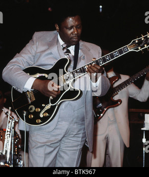 B.b. King, 1979, Millrun Playhouse Theater in der Runde, Niles, Illinois. Stockfoto