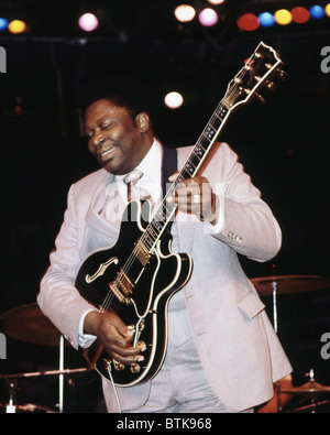 B.b. King, 1979, Millrun Playhouse Theater in der Runde, Niles, Illinois. Stockfoto