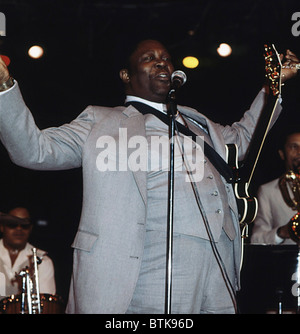 B.b. King, 1979, Millrun Playhouse Theater in der Runde, Niles, Illinois. Stockfoto