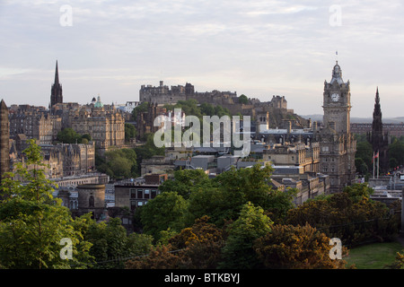 Edinburgh Stadt von Carlton Hill Stockfoto