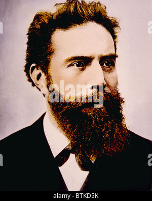 Wilhelm Conrad Rontgen (1845-1923) Stockfoto