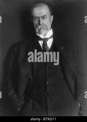 Tomas Garrigue Masaryk (1850-1937), Gründer und erster Präsident der Tschechoslowakei 1918-1935. Stockfoto