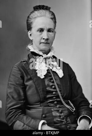 Belva Lockwood (1830-1917) war ein Rechtsanwalt, Politiker und Leben lange Feministin. 1879 wurde die erste Frau, zum Üben vor dem U.S. Supreme Court dürfen sie und lief für Präsidenten 1884 und 1888 auf dem Ticket der gleichen Rechte Partei. Stockfoto