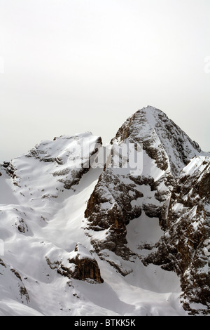 Die Aussicht von Porta Vescovo mit Blick auf die Marmolada Arraba Dolomiten Italien Stockfoto