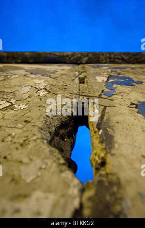 Ein Loch in der Mauer, Berlin, Deutschland Stockfoto