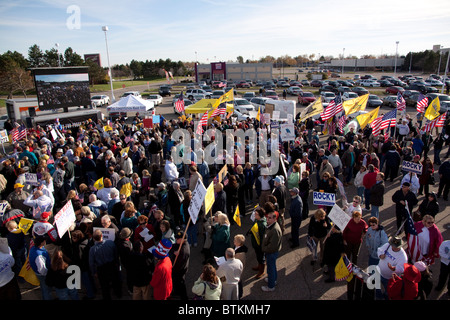 TEA Party Express Rallye Waterford Township, Michigan USA Stockfoto