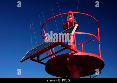 Leuchtturm-Detail, Insel Silba, Kroatien Stockfoto