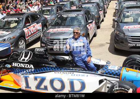 500 Meilen von Indianapolis IZOD IndyCar Series Treiber drücken Luncheon Stockfoto