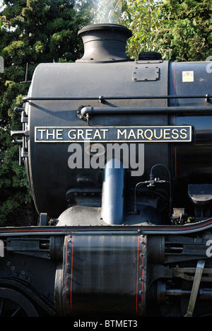 61994 der großen Marquess bei großen Hauptbahnhof Loughborough England uk Stockfoto