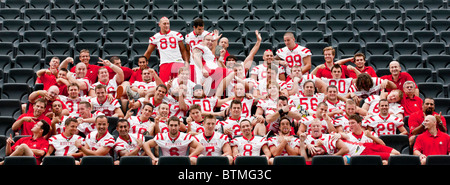 Frankfurt am Main - Juli 23 offizielle Mannschaftsfoto Team Österreich bei der Fußball-Europameisterschaft 2010 am 23. Juli getroffen. Stockfoto