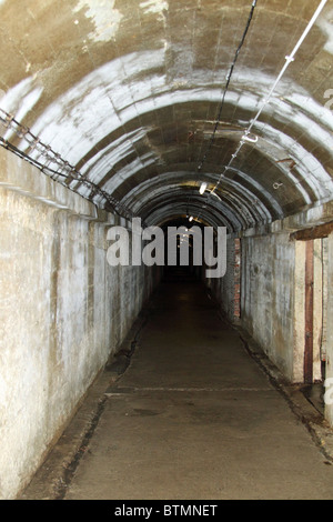 Deutsche Underground Hospital auf Guernsey Stockfoto