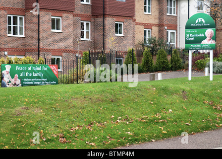 Altersheime in Brackley, Northamptonshire Stockfoto