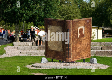 Die Geschichten von Astrid Lindgren ist in den Themenpark Astrid Lindgrens World in Vimmerby Schweden vorgestellt. Stockfoto