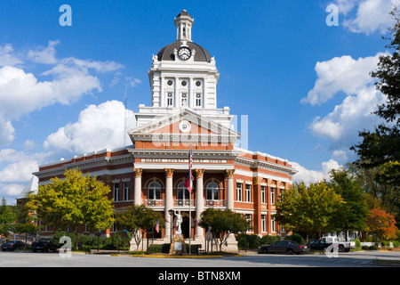 Morgan County Courthouse, Hauptplatz, Madison, Georgia, USA Stockfoto