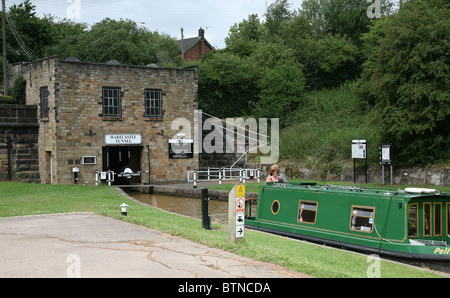 Eingang Süd, Harecastle Tunnel, Kidsgrove, Stoke-on-Trent, Stäbe, England, UK Stockfoto