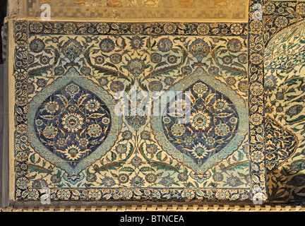 Iznik Fliesen in der Galerie, Aya Sofya İstanbul, Türkei 100917 36294 Stockfoto